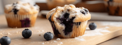 Muffin aux myrtilles