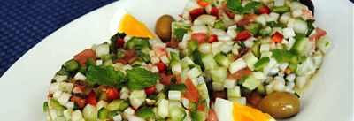 Slata tounsia (salade tunisienne)