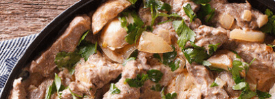 Boeuf Stroganov