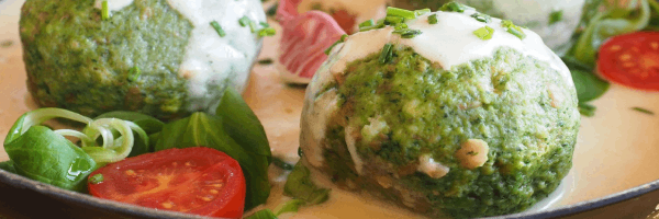 knödel aux épinards
