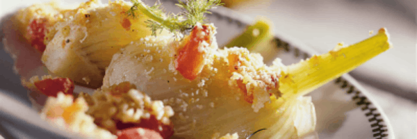 Fenouil gratiné fromage-citron