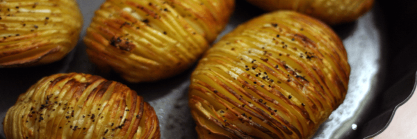 Hasselbackpotatis