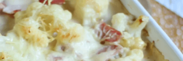 choux fleur jambon-béchamel