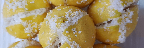 Citron confit au sel