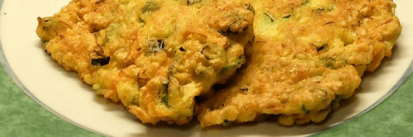 Galettes de courgettes sauce yogourt