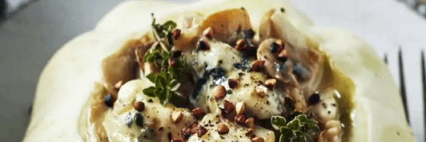 Pâtisson farcis aux champignons