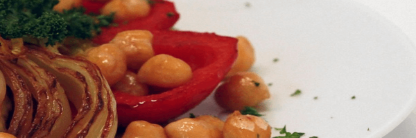 Salade de pois chiches et poivrons