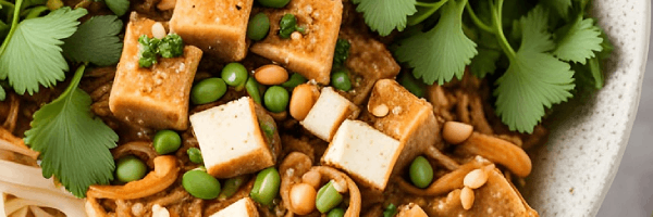 Tofu de lentilles corail